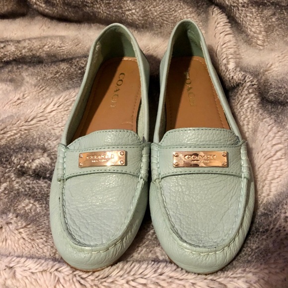 Coach Shoes - Coach Mint Green Fredrica Loafers
